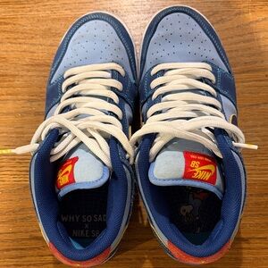 Nike Kids Blue and Red Sneakers